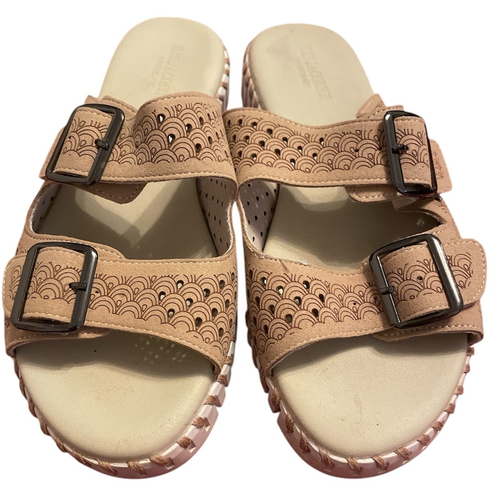 ILSE JACOBSEN TULIP DOUBLE STRAP SANDALS 38